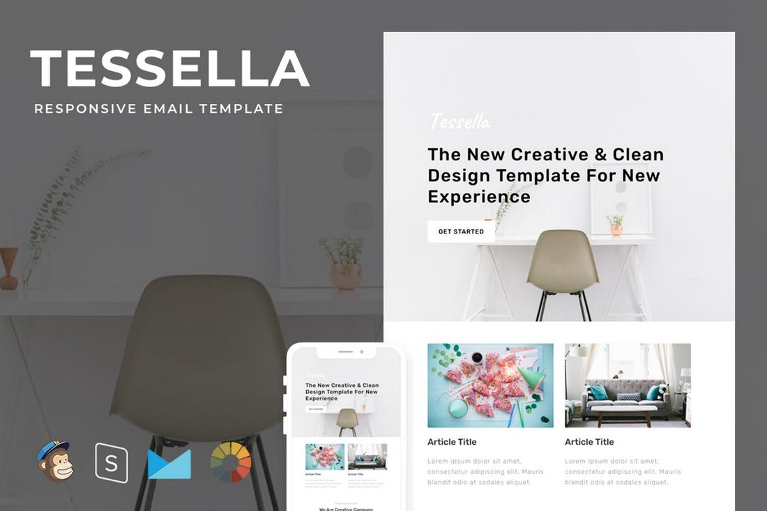 Tessella – Modern Responsive Email Template